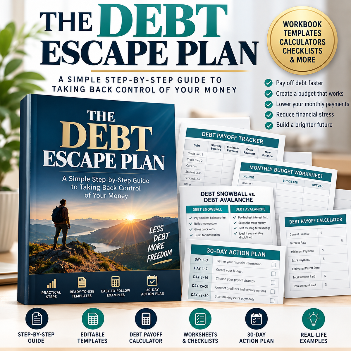 The Debt Escape Plan – Step-by-Step Debt Payoff Guide.